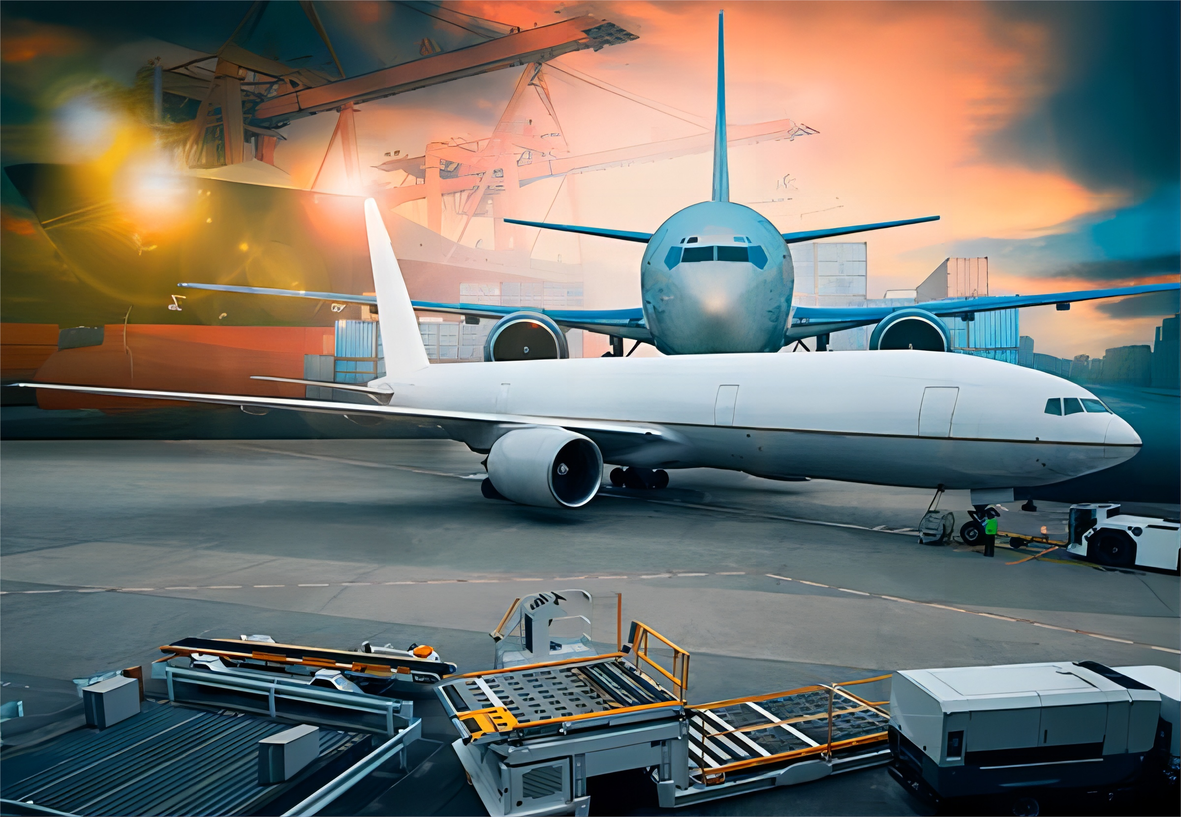 Logistics professional managing sea freight shipments
