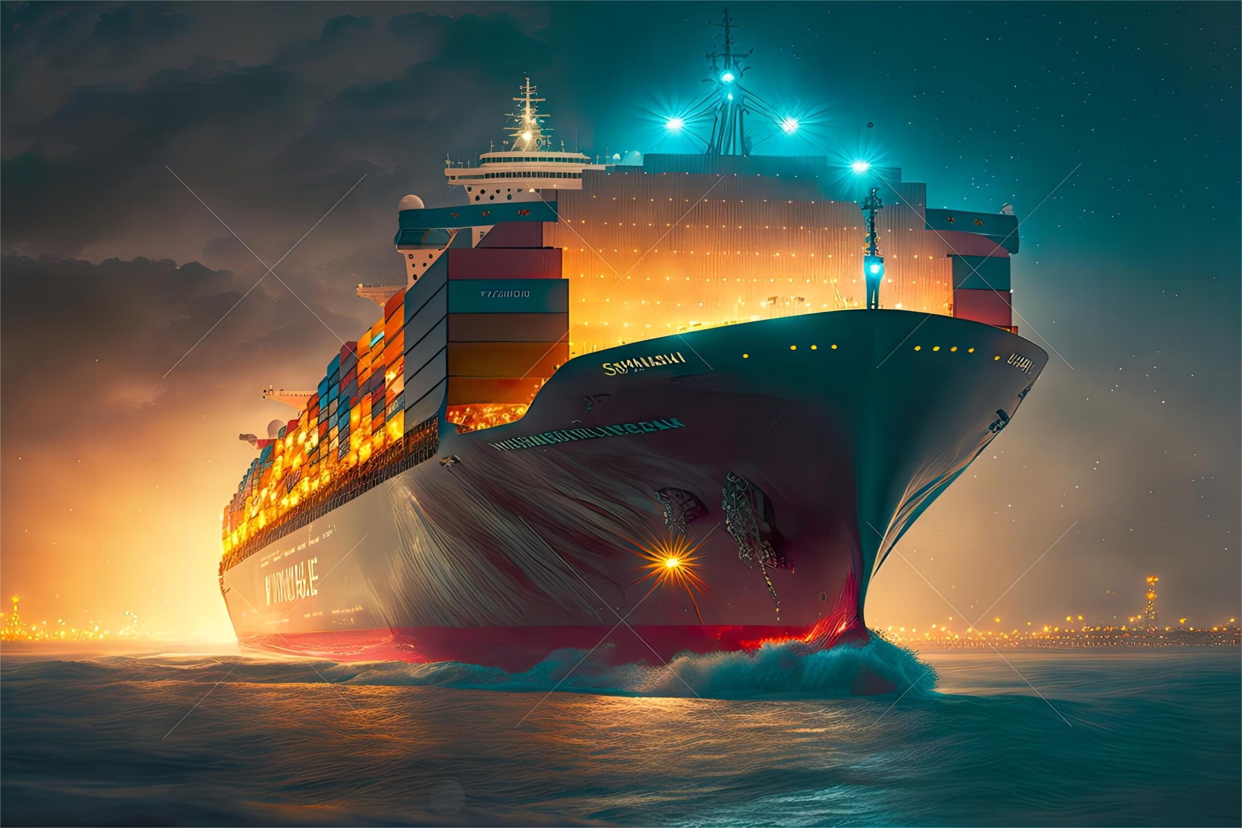 Logistics professional checking customs documentation for Amazon cargo