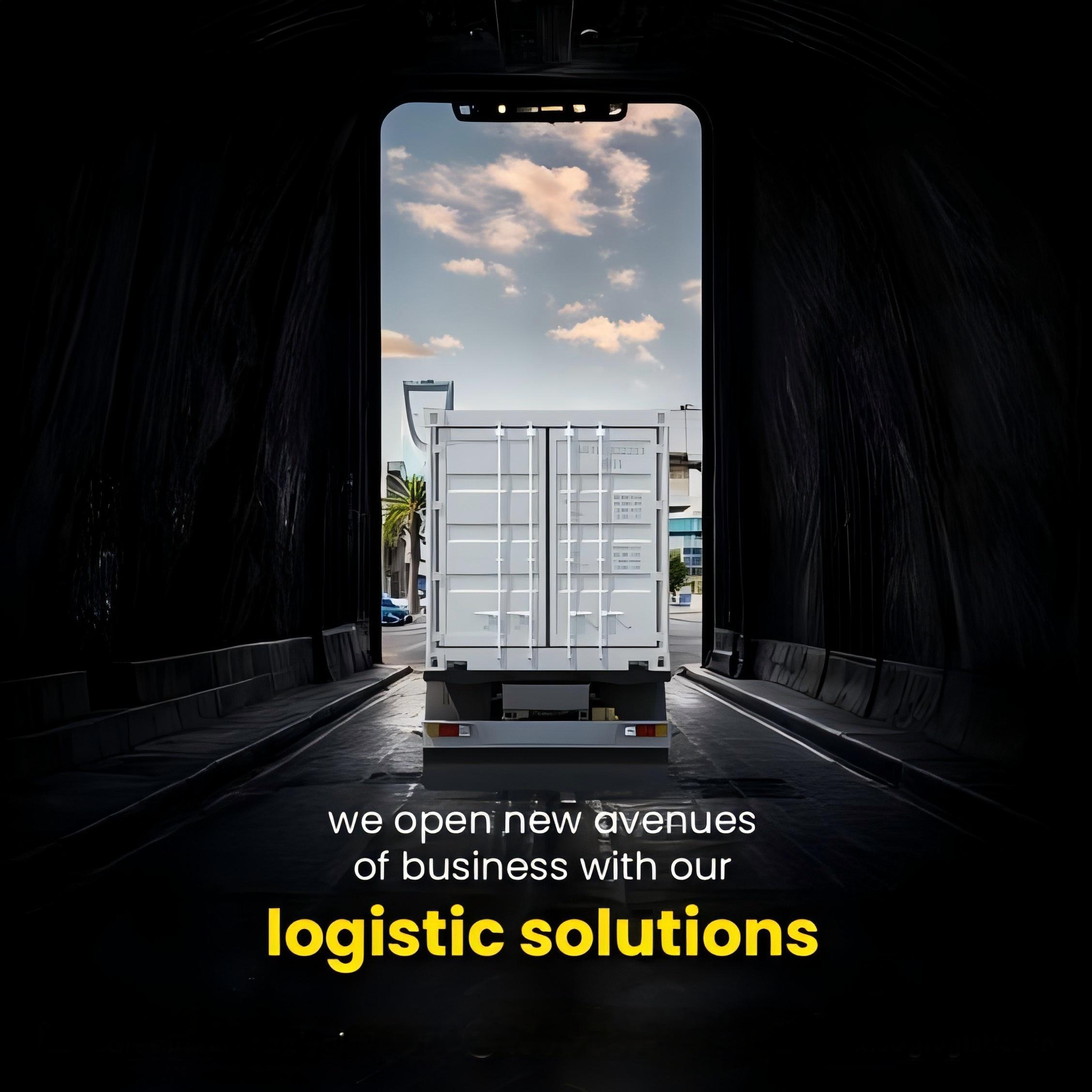 Logistics warehouse worker consolidating LCL shipments