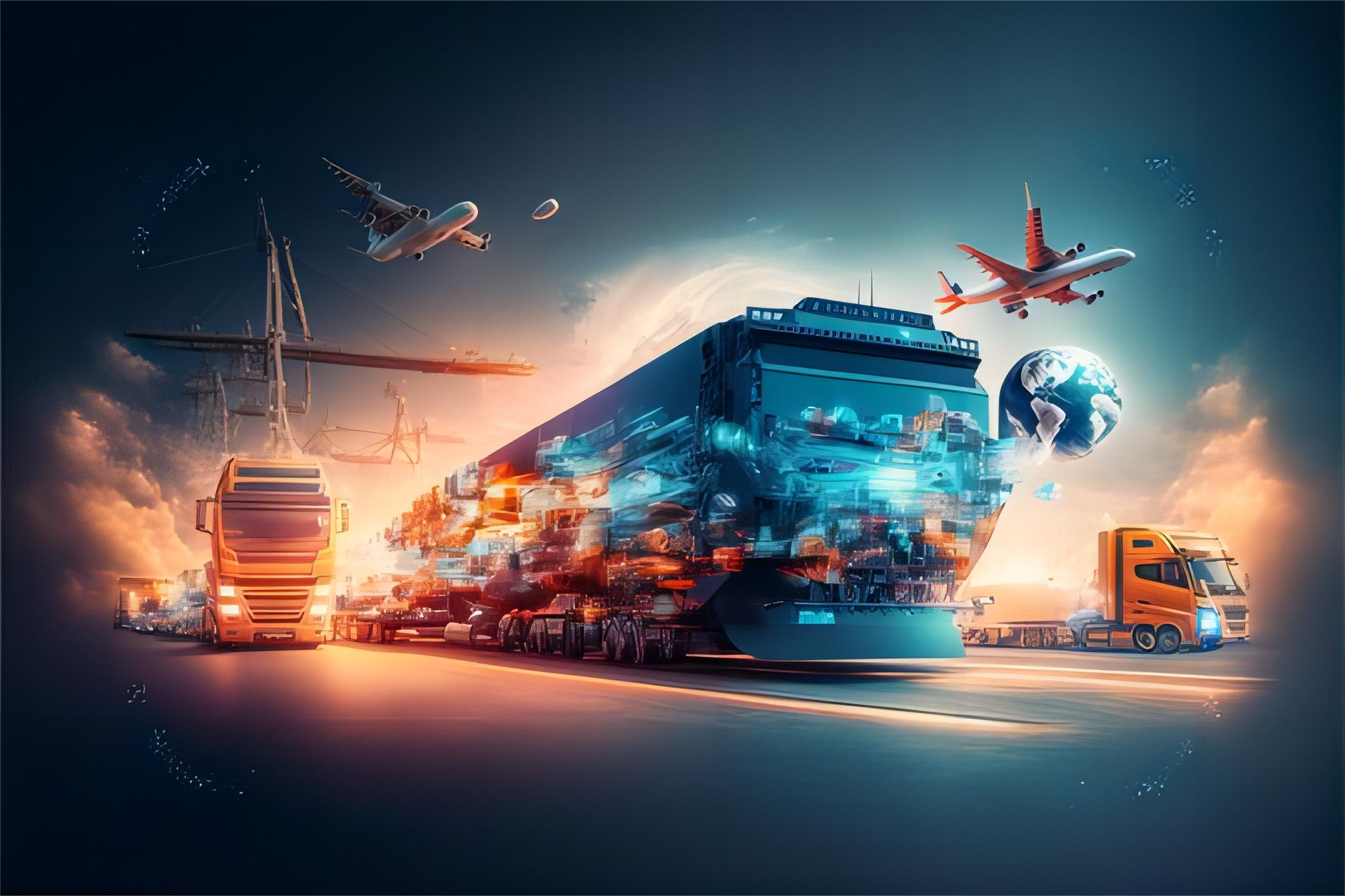 Logistics professional coordinating international freight