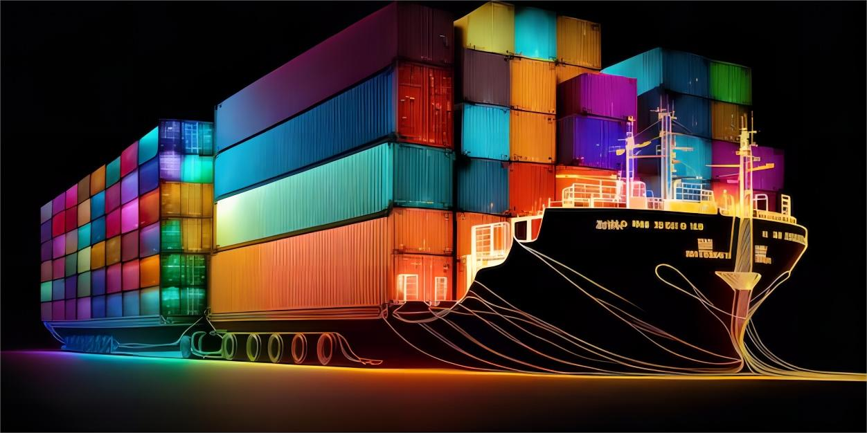 Logistics professional reviewing shipping documents