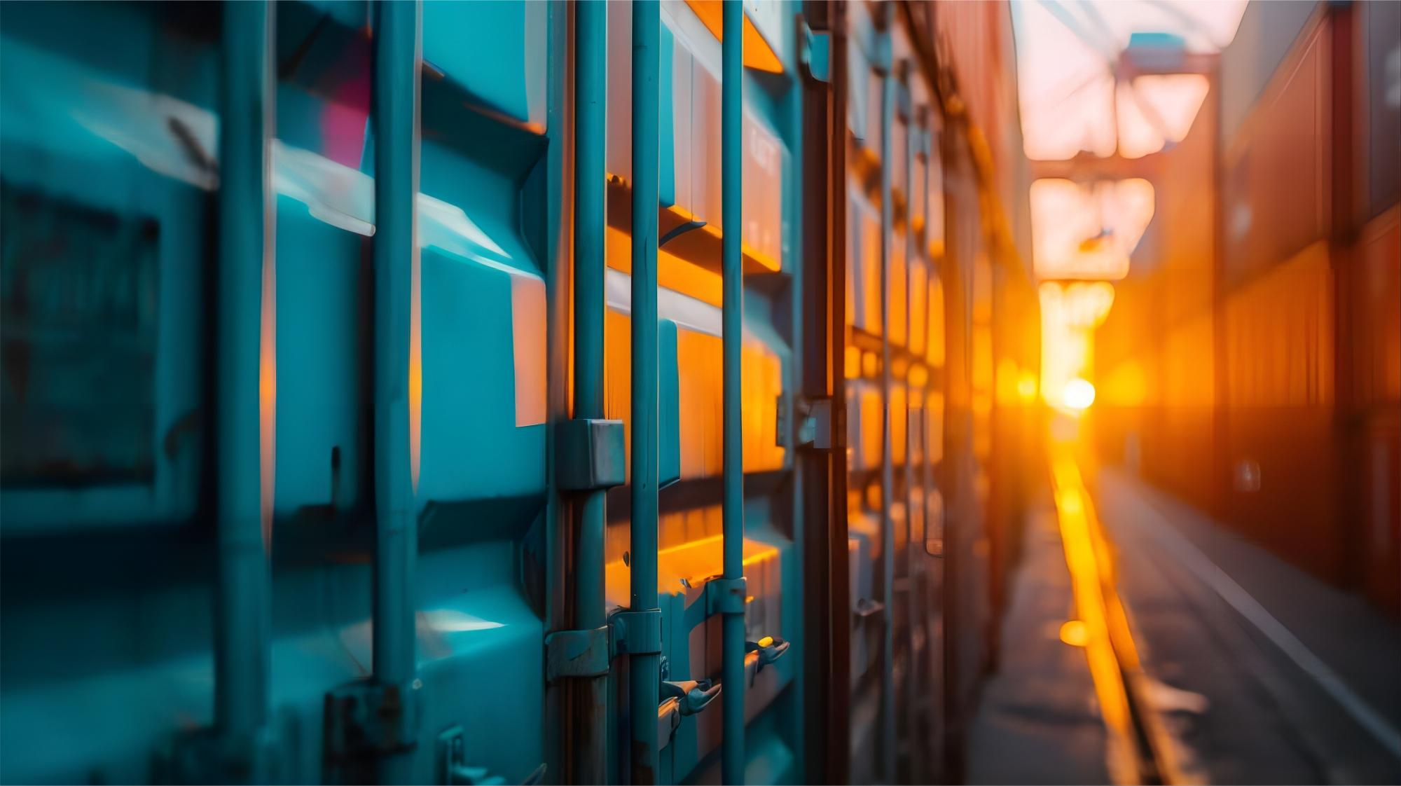 Logistics expert reviewing shipping documents