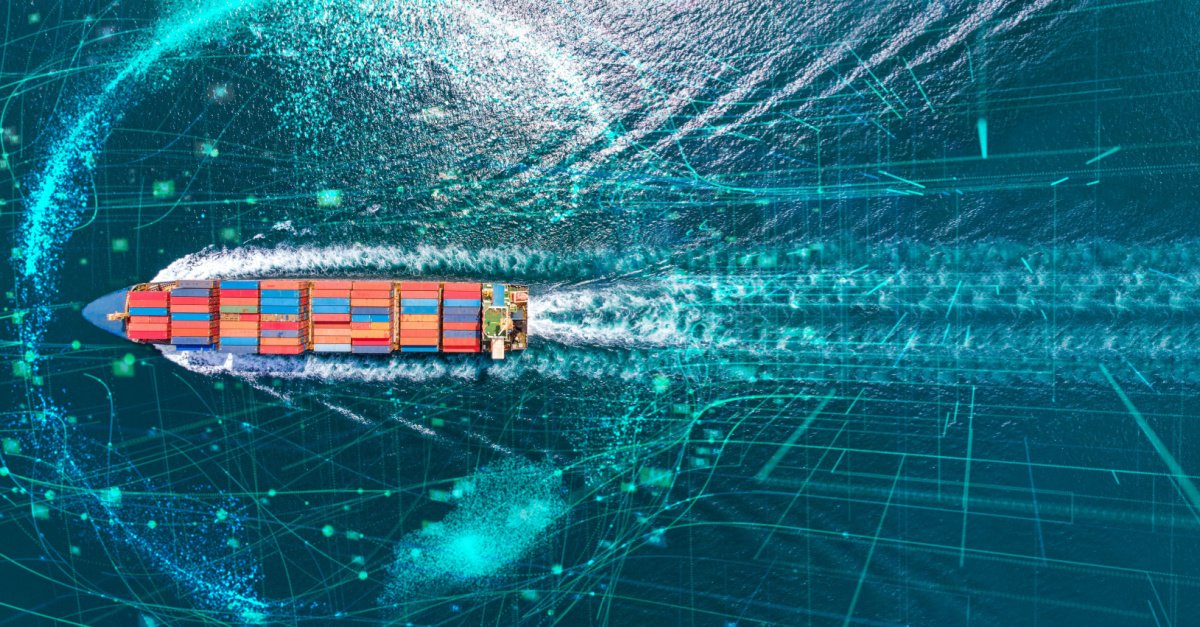 Logistics professional checking shipping documentation