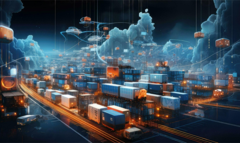China to Thailand Freight loading and handoff visual